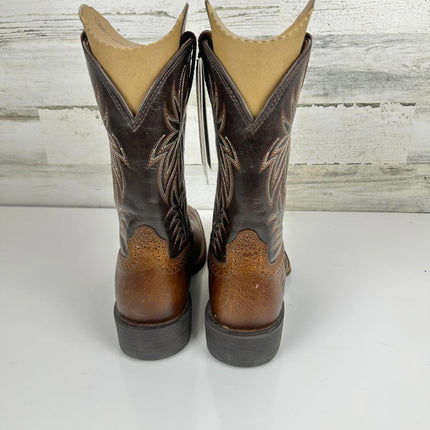 ARIAT Mens Sport Wide Square Toe Western Boot Peanut Butter/Chaga Brown 9.5 Wide