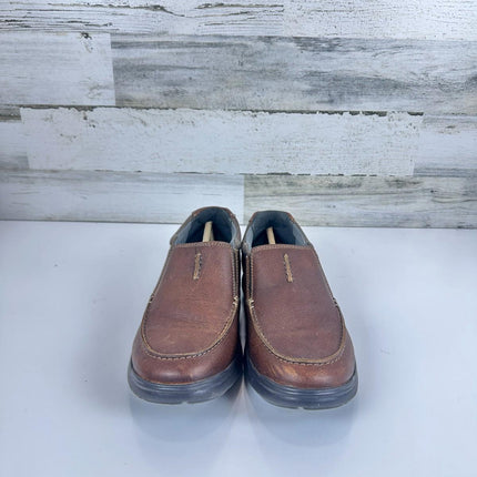 Clarks mens Cotrell Free Loafer, Tobacco Leather, 10 Wide US