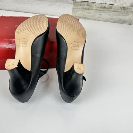 Capezio 2" Student Footlight 650 Dance Shoe Heel Black Women's Size 7 W