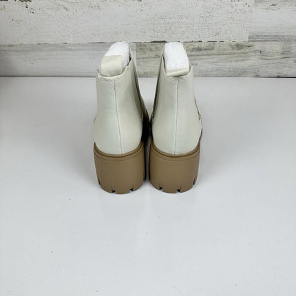 Soda PIONEER ~ Women Lug Sole Mid Heel Chelsea Fashion Ankle Bootie, Size 6.5