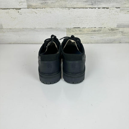 Timberland Men's Britton Road Low Lace-Up Waterproof Shoe, Black Full Grain,8.5M