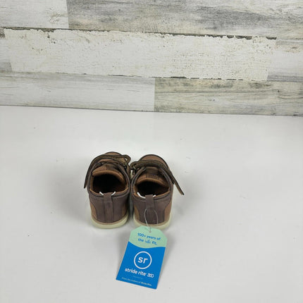 Stride Rite 360 Boys Ethan Dress Shoe, Tan,Size 7M Toddler