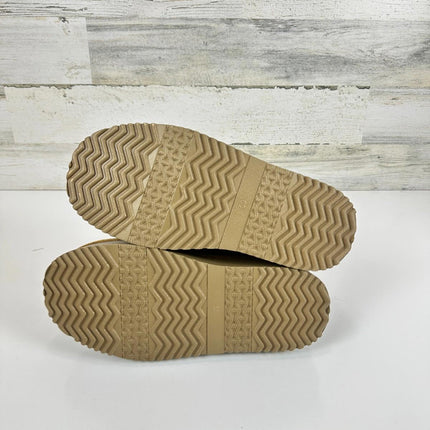 INPAKSA Women's Slippers Platform Mini Boots Short Ankle Boot Fur Fleece Siz 7.5