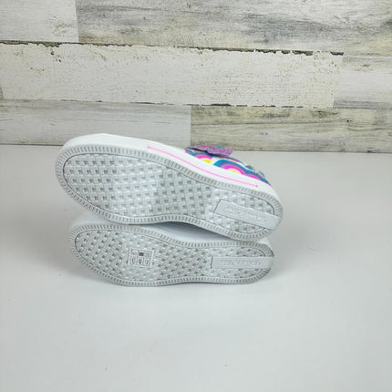 Skechers Twinkle Sparks-Jumpin' Clou Sneaker, Lavender/Multi, Size Kids 1 US