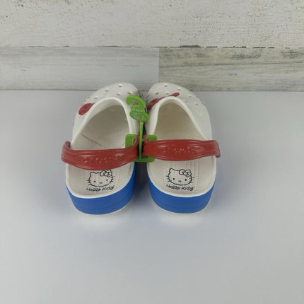 Crocs Hello Kitty iam Classic Clogs Red/White/Blue, W Size 9M, Men 7M 209438-100