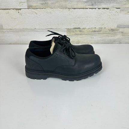 Timberland Men's Britton Road Low Lace-Up Waterproof Shoe, Black Full Grain,8.5M