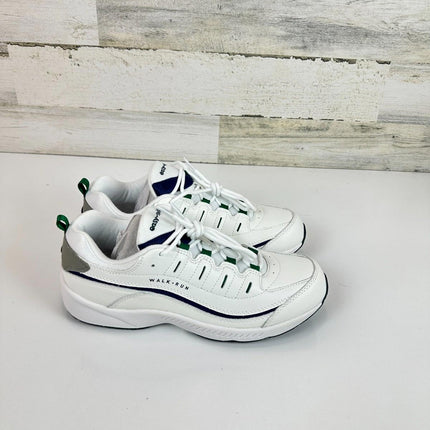 Easy Spirit Women's Romy Sneaker, White Multi Leather, Size 9.5 M