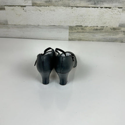 Capezio 2" Student Footlight 650 Dance Shoe Heel Black Women's Size 7 W