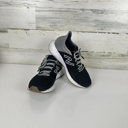New Balance Women's Fresh Foam Roav V1 Sneaker, Black Light Aluminum, Size 7.5