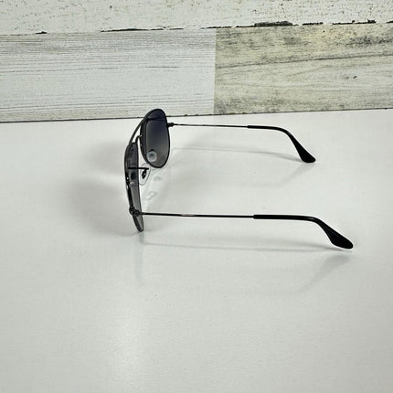 Ray-Ban Adult RB3025 Aviator Polarized Gunmetal/Blue/Grey 58mm Sunglasses