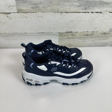 Skechers Women's D'Lites - Fresh start shoes, Navy Size 8 M 11931