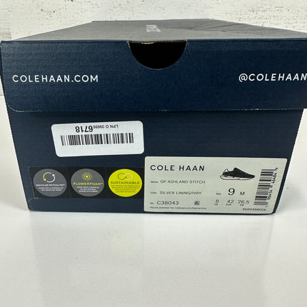 Cole Haan Men's Grandpro Ashland Stichlite Lining / Natural Tan / Ivory C38043 size 9 With Box