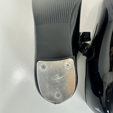 Dance Class shoes MJ101 Beginning Tap Mary Jane,Black, Size 2 M US