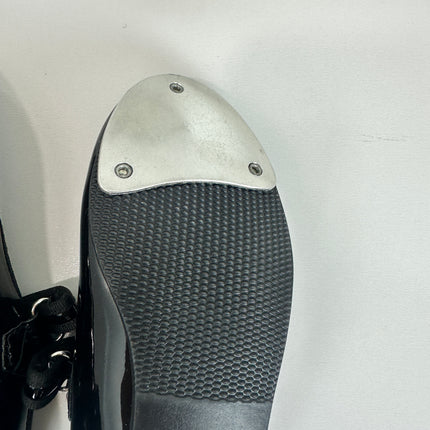 Dance Class shoes MJ101 Beginning Tap Mary Jane,Black, Size 2 M US