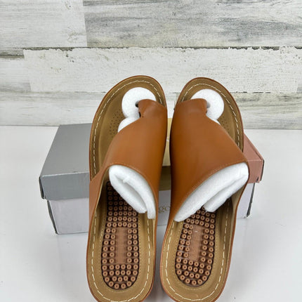 Aomigoct Sandals for Women Wedge Shoes: Comfortable Orthopedic Sandals,Size 10.5