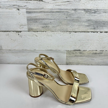 Athlefit Chunky Heels for Women Block Heeled Sandals Square Toe Ankle Strap Sz10