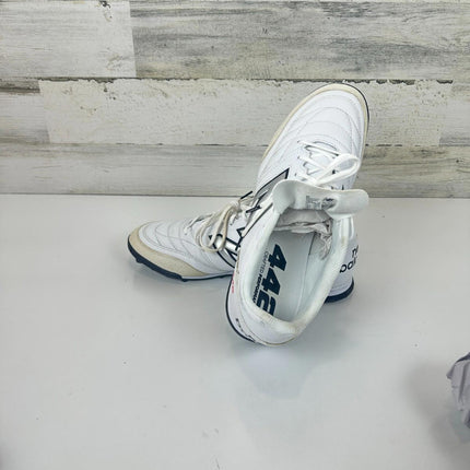 New Balance Men's 442 V2 Team TF Soccer Shoe, White/Black, 11 Wide