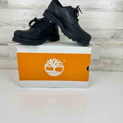 Timberland Men's Britton Road Low Lace-Up Waterproof Shoe, Black Full Grain,8.5M