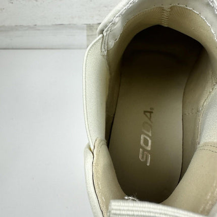 Soda PIONEER ~ Women Lug Sole Mid Heel Chelsea Fashion Ankle Bootie, Size 6.5