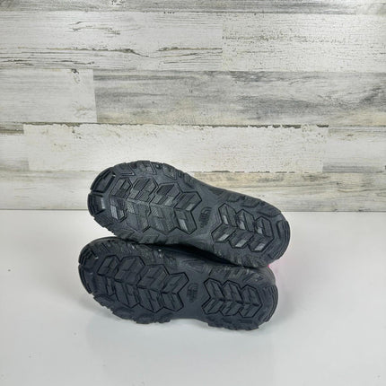 The North Face Alpenglow V WP Kids Hiking Shoes Fuschia Pink/Coral Sunrise Size7