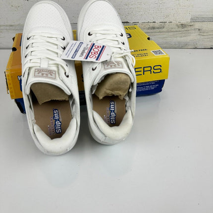 Skechers Women's Hands Free Slip-Ins Bobs D'Vine-So Flattered Sneaker, White,Sz9
