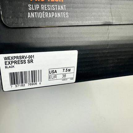 Lugz Women's Express Slip-Resistant Work Shoe, Black, Size 7.5 M