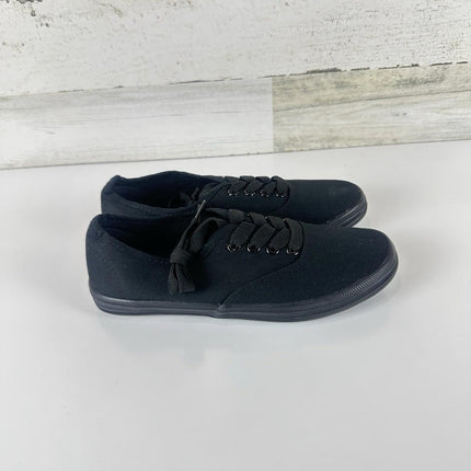 TUOPIN Womens White Canvas Sneakers Low Top,Lightweight Casual Tennis Shoes Sz 5