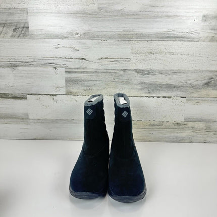 Women's Columbia Ice Maiden Slip III Waterproof Winter Snow Boots Black Size 10