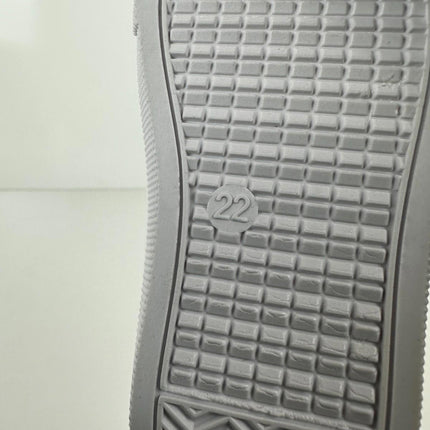 Boy's Girl's Toddlers Canvas Sneakers Slip-On Lightweight Kids White Sneakers, 8