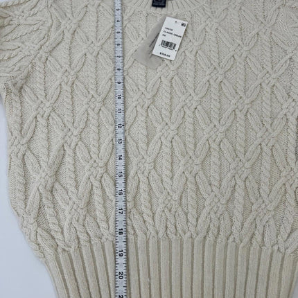 French Connection Women's Layon Knitted Crew Neck Jumper - Cream, Size XS