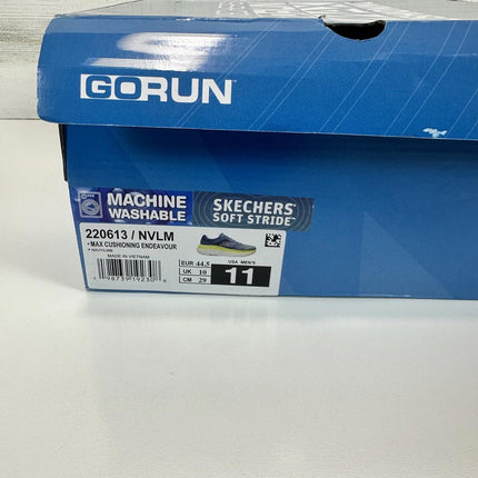 Men's Skechers, Max Cushioning Endeavour Running Shoe 220613- NAVY / LIME