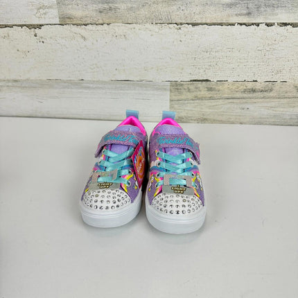 Skechers Twinkle Sparks-Jumpin' CLOU Sneaker, Lavender/Multi, Size 11.5 Kids