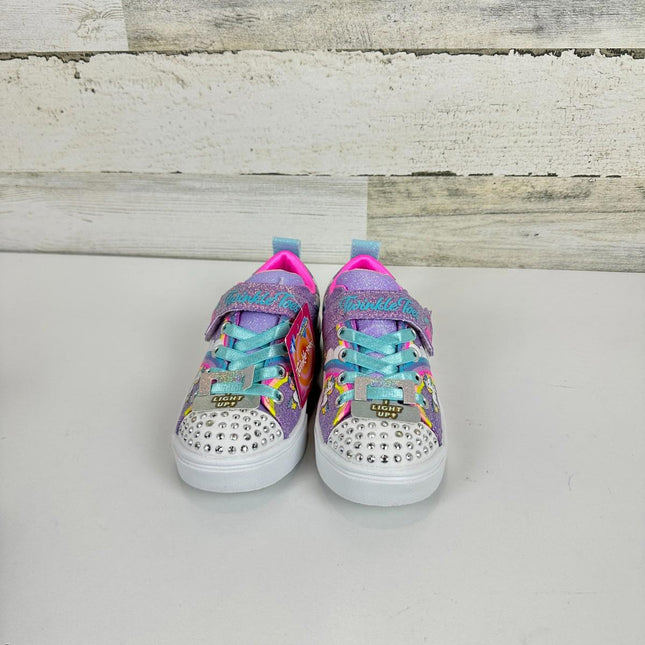 Skechers Twinkle Sparks-Jumpin' CLOU Sneaker, Lavender/Multi, Size 11.5 Kids