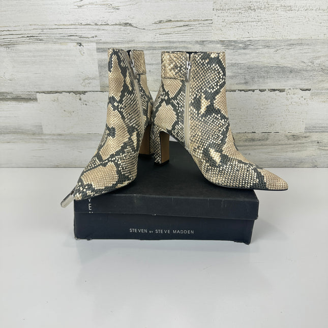 STEVEN by Steve Madden Women's Haydon Boot,Brown,8 M