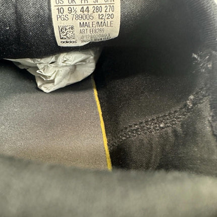 Adidas Black White Running Shoes Sneakers Men's Size 9.5