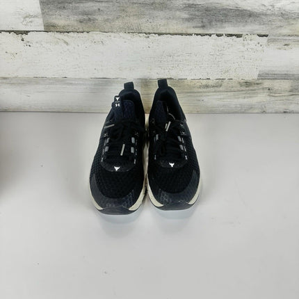 Under Armour Men's Project Rock Blood Sweat Respect4-Black/Castlerock/White 8.5M