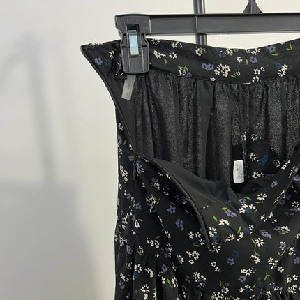 1.state a Line MIDI Skirt for Women’s, Black, Size 2, 8134433