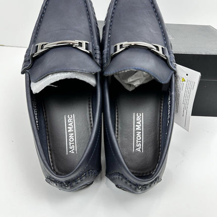 Aston Marc Men’s NAVY Charter Slip-On Loafers - Size 8M