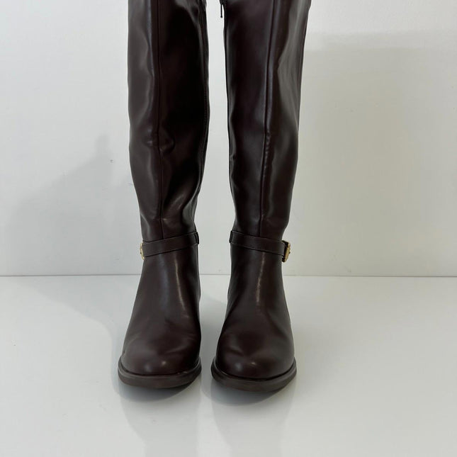 WHITE MOUNTAIN Women's Custom Block Heeled Riding Boots, Size 6.5M