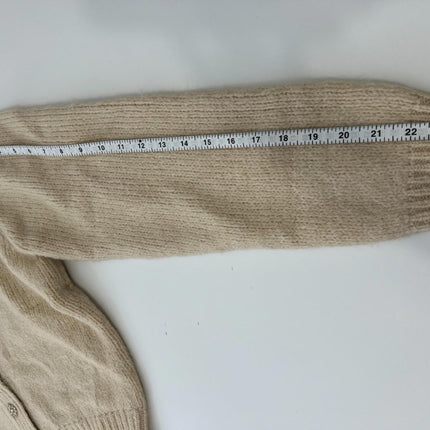 Astr the Label Sigourney Crewneck Cardigan Sweater, Size L