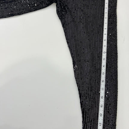 Steve Madden Ginger Long Sleeve Sequin Mini Women's Dress, Black, Size 2
