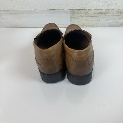 Clarks Men's Tilden Free Dark Tan Leather 26130098 Size 12 M Excellent with Box