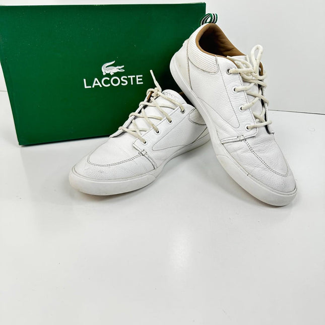 Lacoste Men's Bayliss Sneaker, White, Size 10.5