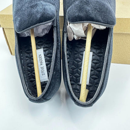 Steve Madden Men's Laight Slip-On Loafer, Laight (099100), Black VEL, Size 10