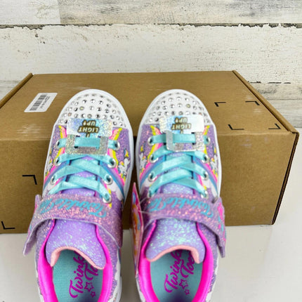 Skechers Twinkle Sparks-Jumpin' CLOU Sneaker, Lavender/Multi, Size 11.5 Kids