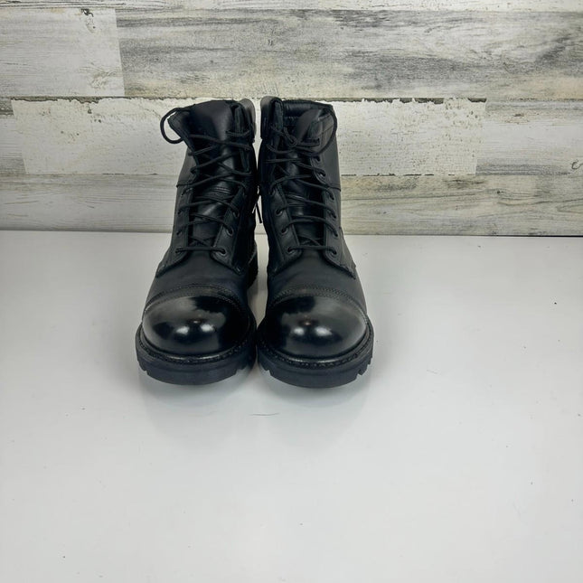 ROCKY Side Zipper Jump Men's Boot, Black, Nonmetallic, Oil & Slip Resisting, 11M