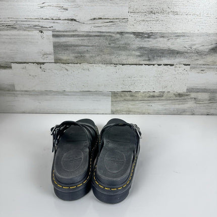 Brand New Dr Martens Black Hydro Blaire Slide 3 Buckle Strap Women’s Size 10