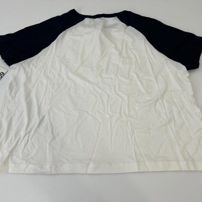 Splits59 Baseball Jersey Tee, White - Black, Size S, C3036