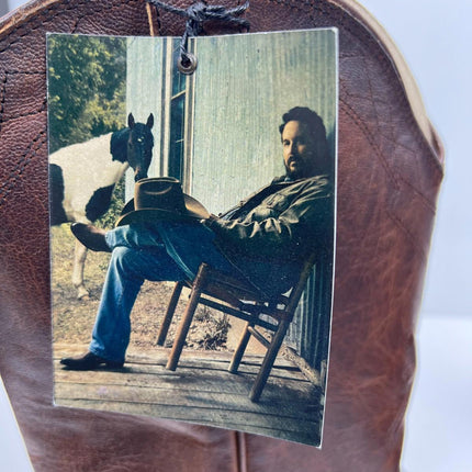 Men's FRYE Hauser Western Boots Outdoor 12 Tobacco, size 12M