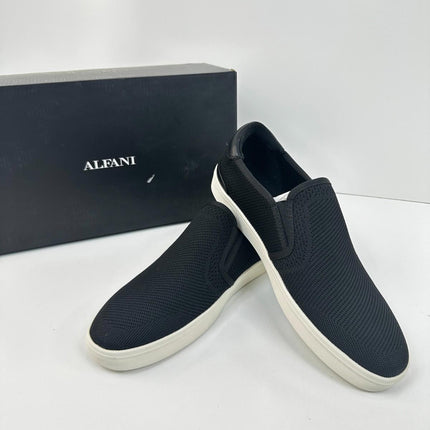 Alfani Men's Garnerr Knit Slip-on Sneakers, Exclusively at Macy's - Black, Size